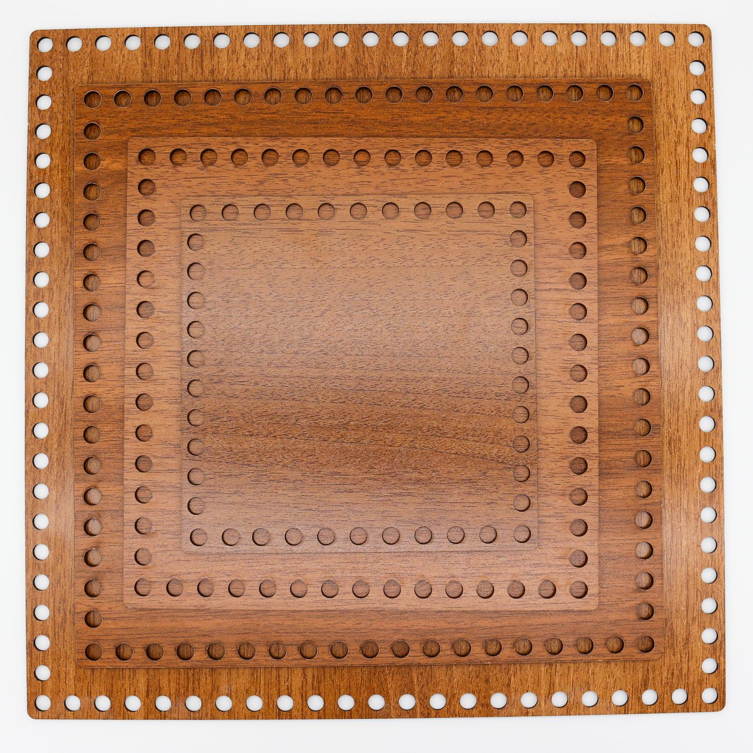 Kare Ahşap Taban 30x30 cm