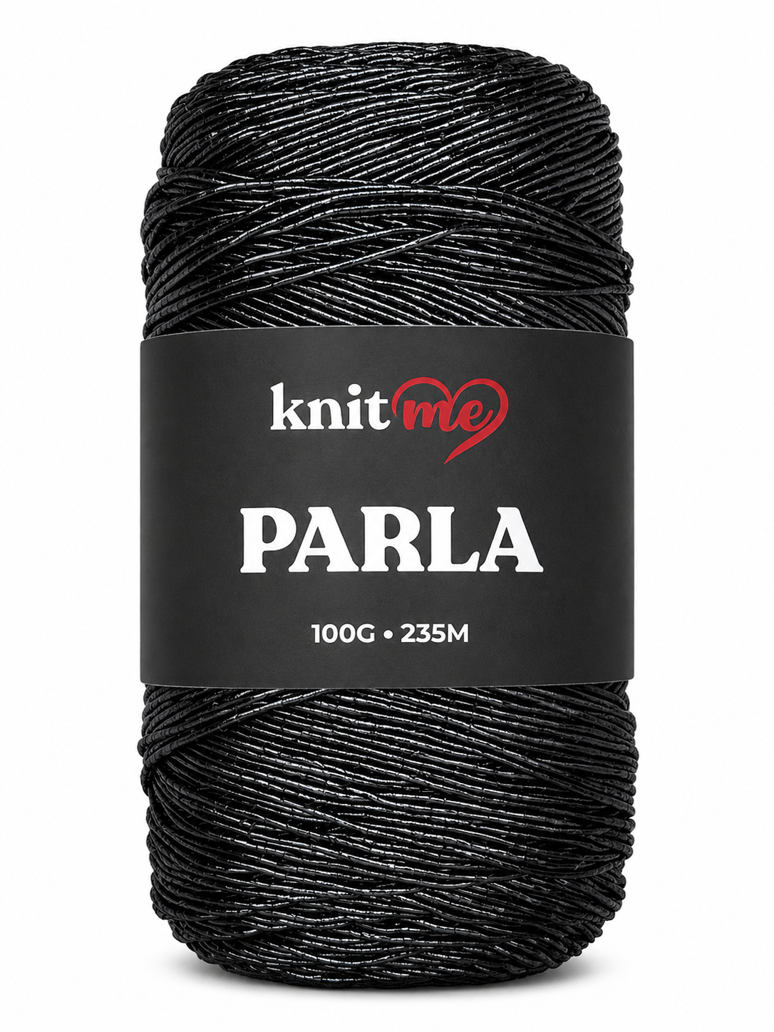 Knit Me Parla El Örgü İpliği 100gr Siyah  - 1 ADET