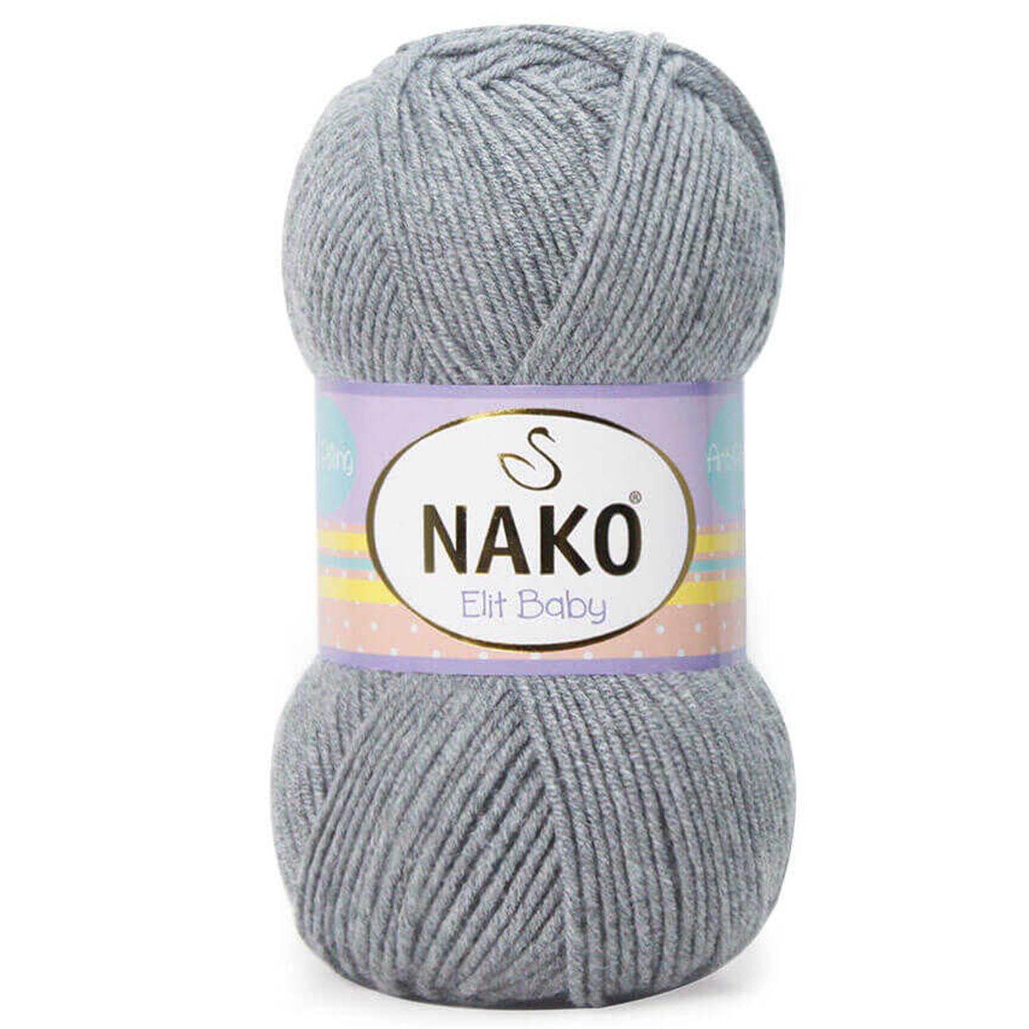 Nako Elit Baby Anti Pilling 195 Açık Gri Melanj 