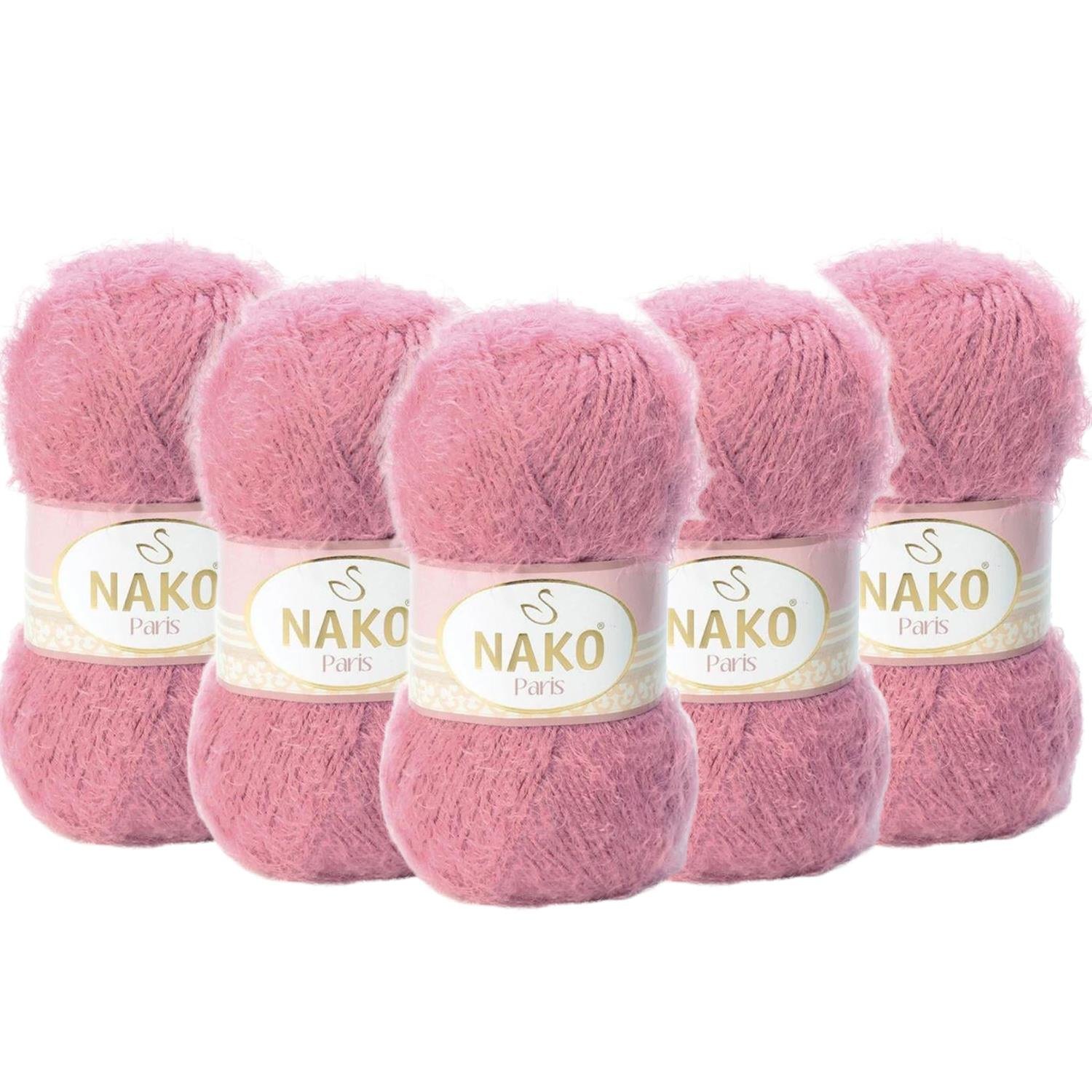 Nako Paris El Örgü İpliği/730 Gül Kurusu/