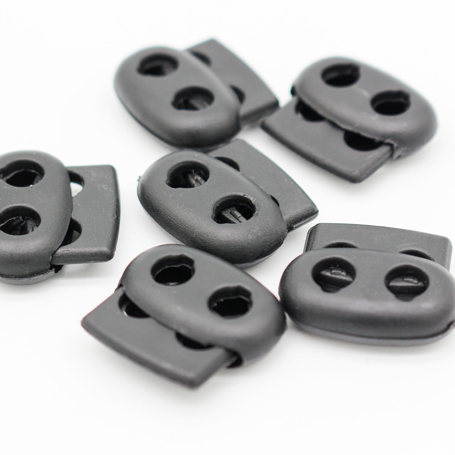 Plastik Yaylı Stop | Bağcık Stopu 22x20 mm