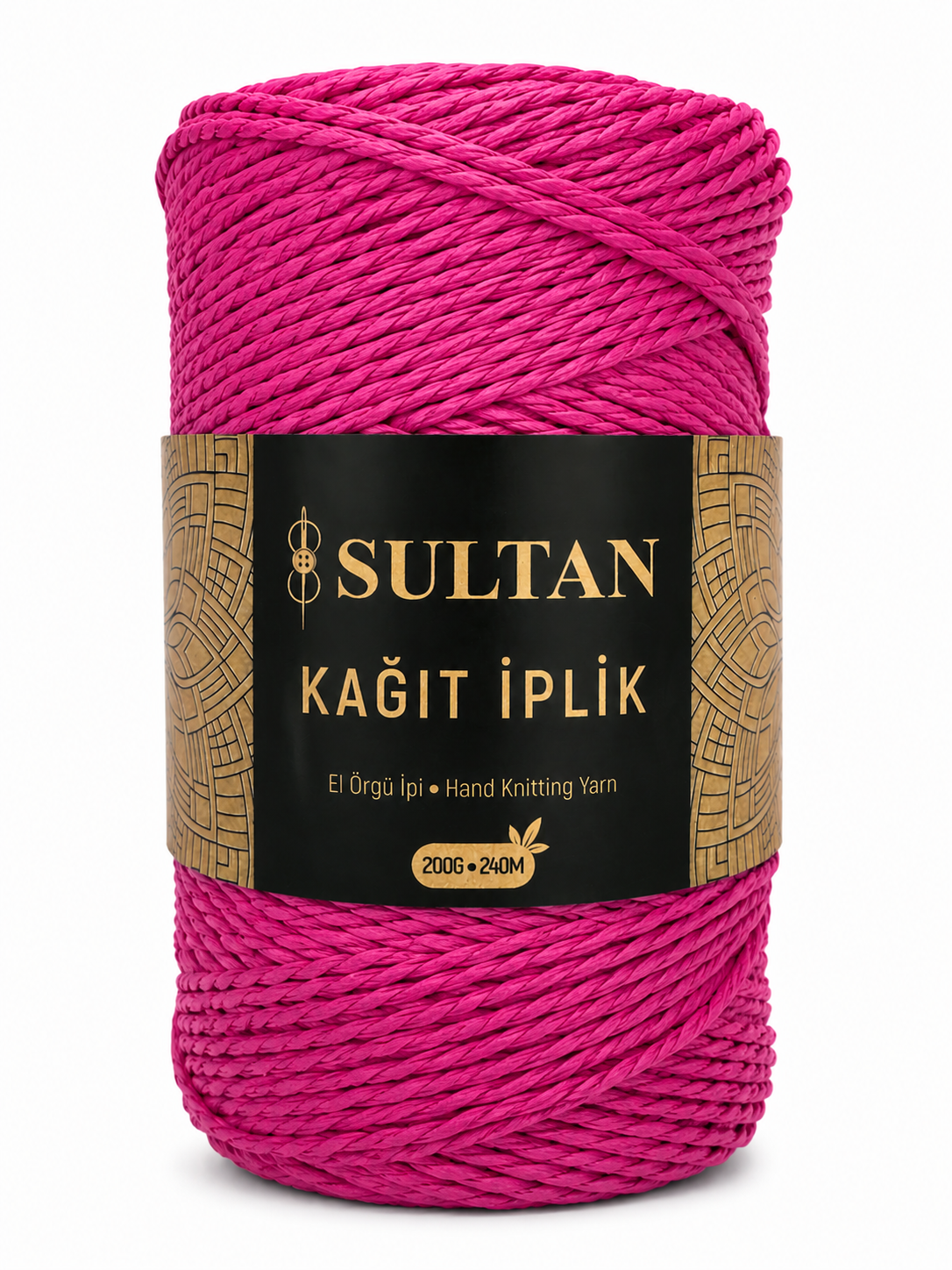 Sultan Kağıt İplik 200gr 240mt 29 Fuşya Pembe  - 1 ADET