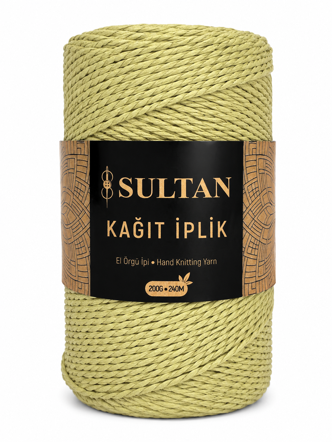Sultan Kağıt İplik 200gr 240mt 30 Yağ Yeşili  - 1 ADET
