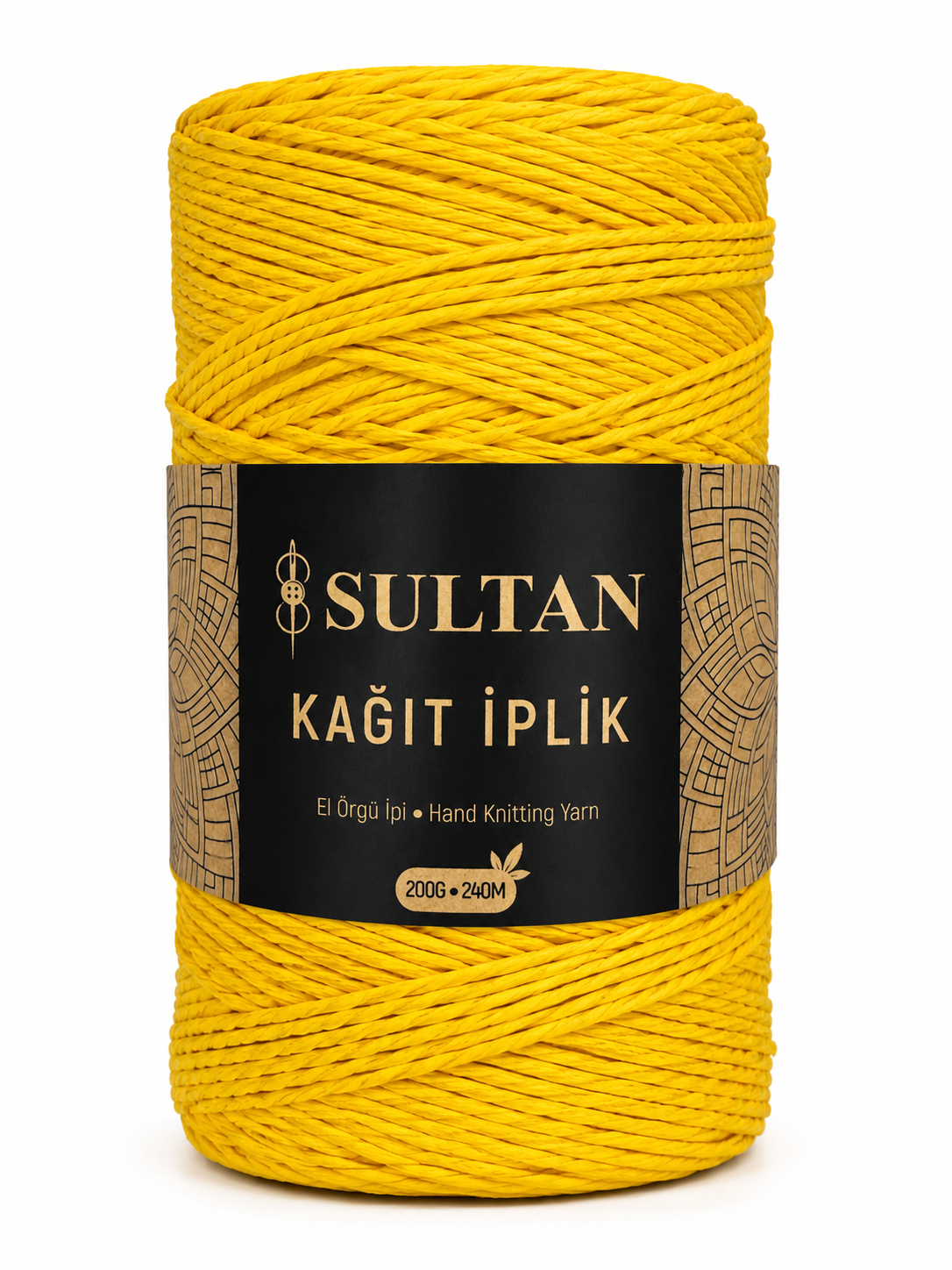 Sultan Kağıt İplik 200gr 240mt 59 Sarı  - 1 ADET