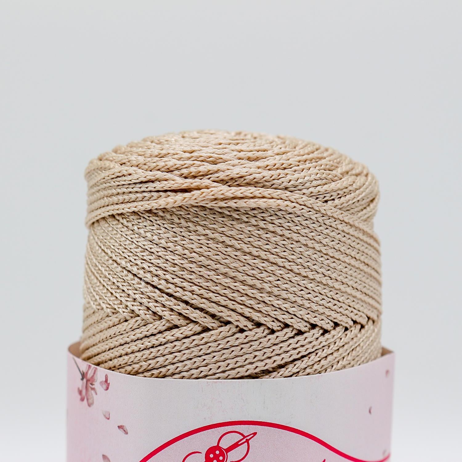 Sultan Polyester Makrome 100gr & 2mm - 030 Toprak   5 Adet
