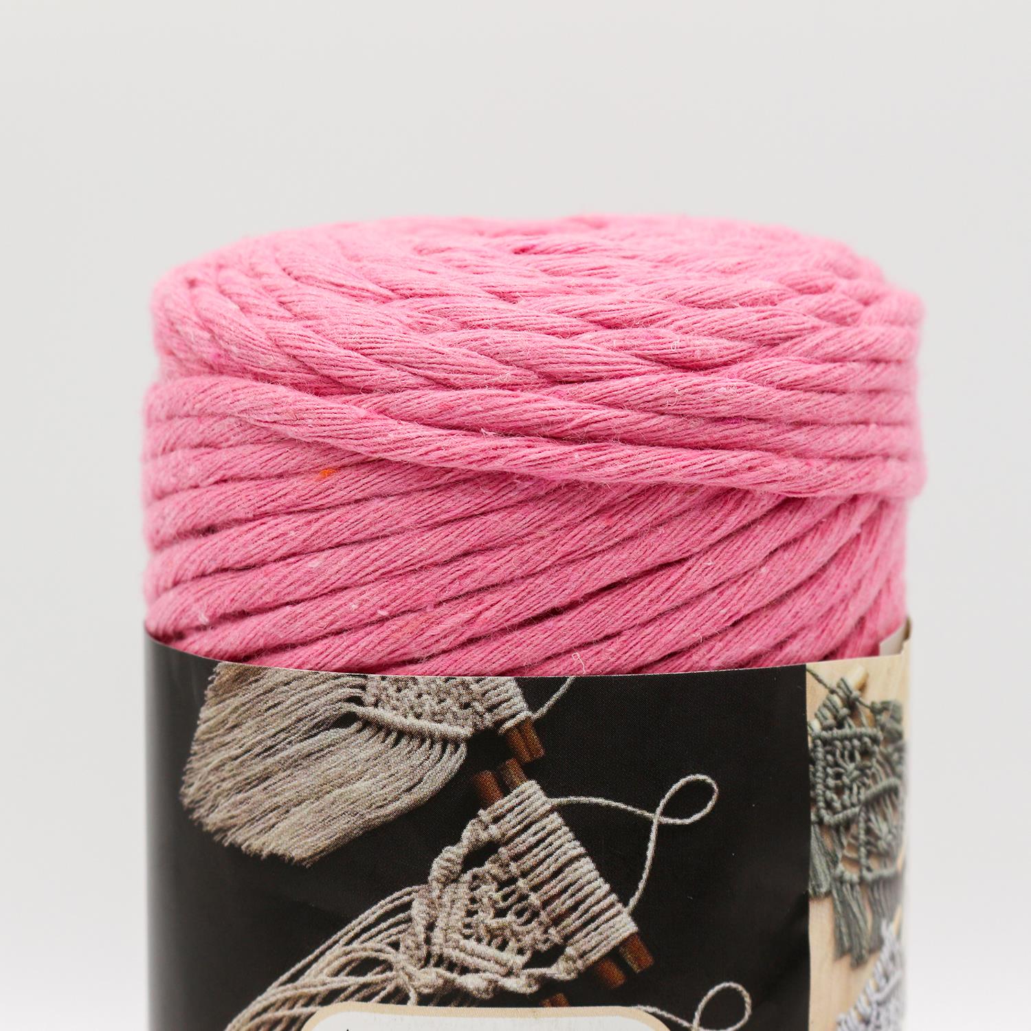 Tarama Makrome İp 250gr|3mm T008 Şeker Pembe