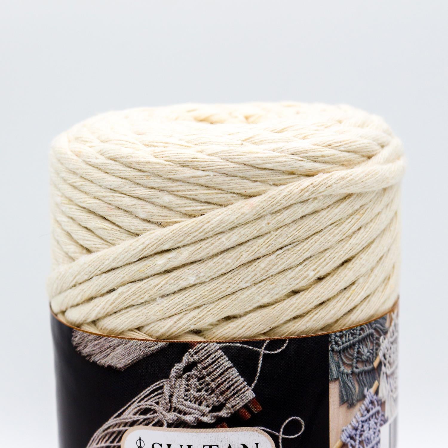 Tarama Makrome İp 250gr|3mm T01 Krem 