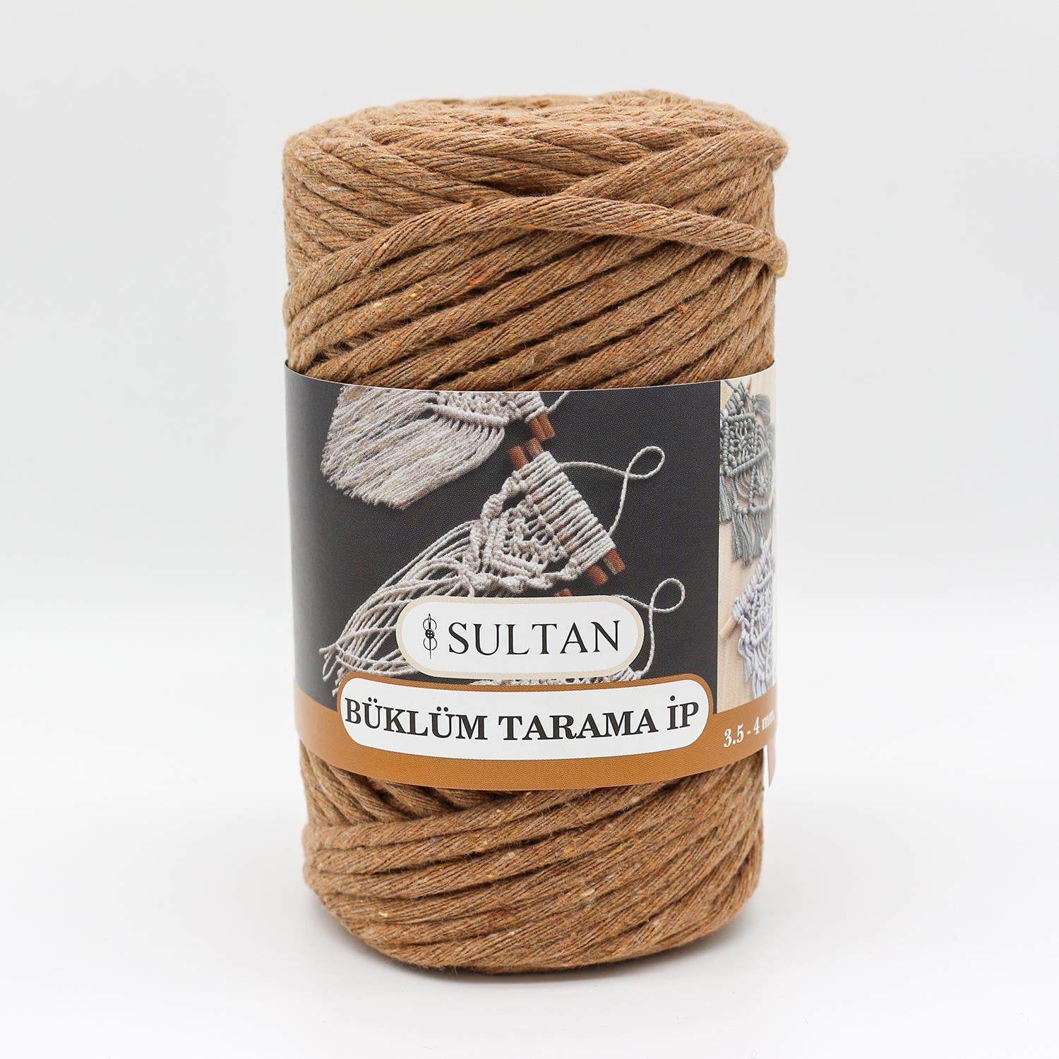 Tarama Makrome İp 250gr|3mm T22 - Sütlü Kahve 