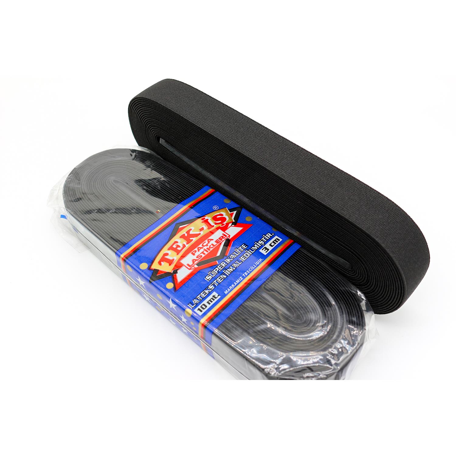 TEK-İŞ Paça Lastiği 3cm | Siyah