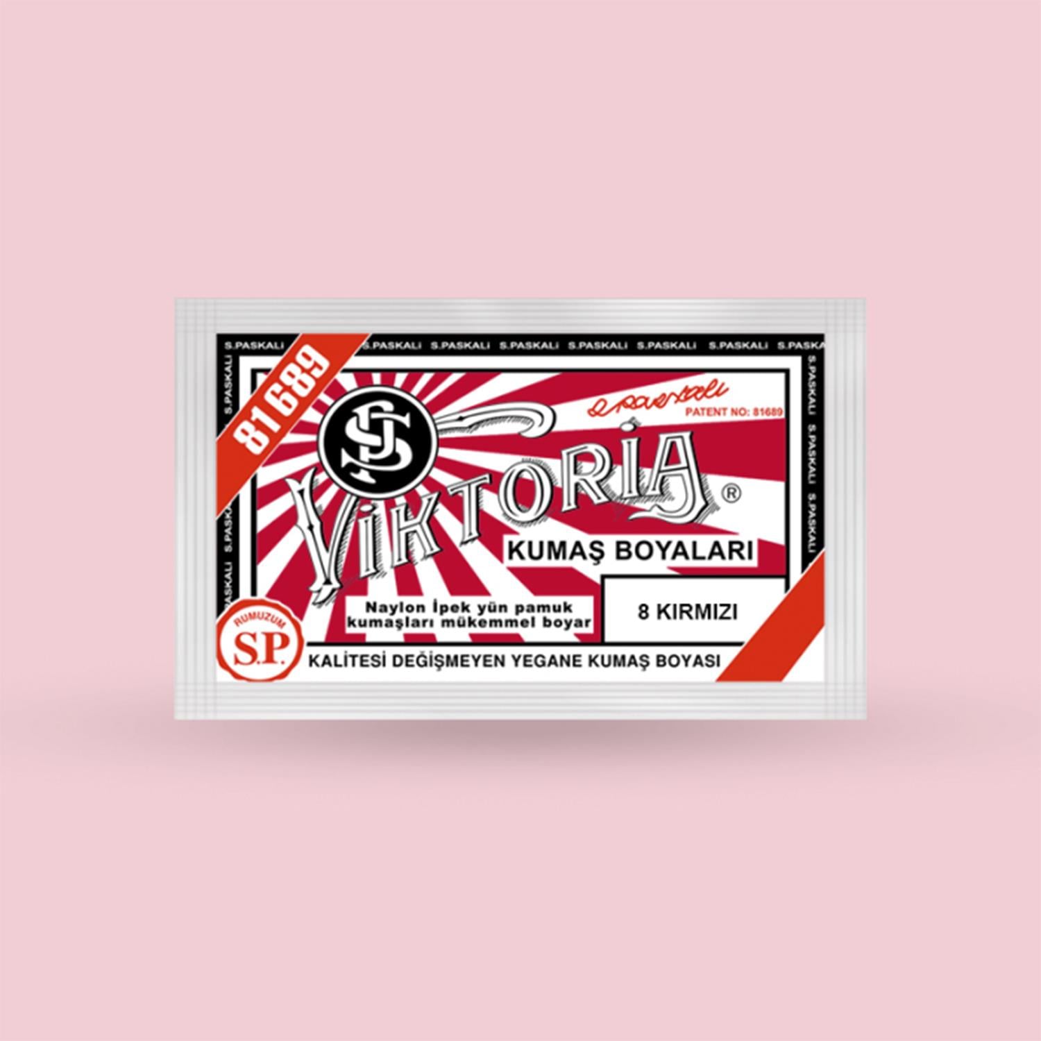 Viktoria Kumaş Boyası 10gr 8 Kırmızı 