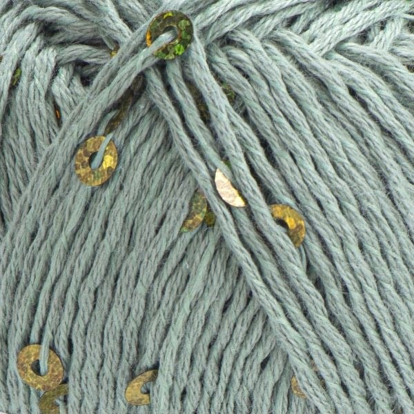 YarnArt Cotton Gold Paillettes El Örgü İpliği 50gr 7113 Yeşil - 1 ADET