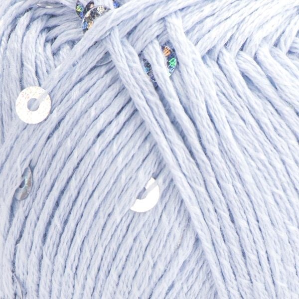 YarnArt Cotton Gold Paillettes El Örgü İpliği 50gr 7109 Açık Mavi - 1 ADET