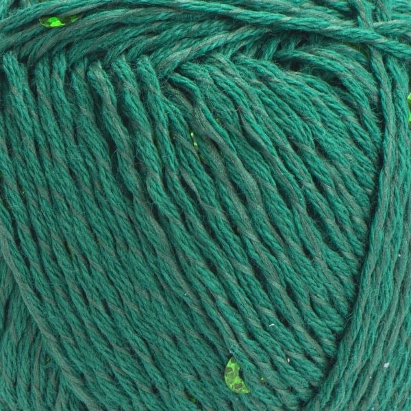YarnArt Cotton Gold Paillettes El Örgü İpliği 50gr 7114 Benetton Yeşil - 1 ADET