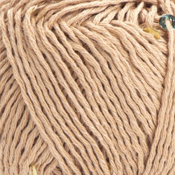 YarnArt Cotton Gold Paillettes El Örgü İpliği 50gr 7105 Deve Tüyü - 1 ADET