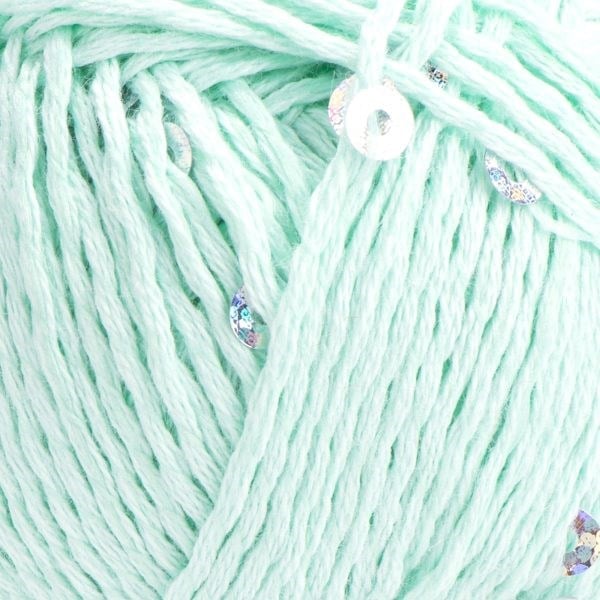 YarnArt Cotton Gold Paillettes El Örgü İpliği 50gr 7112 Mint Yeşil - 1 ADET