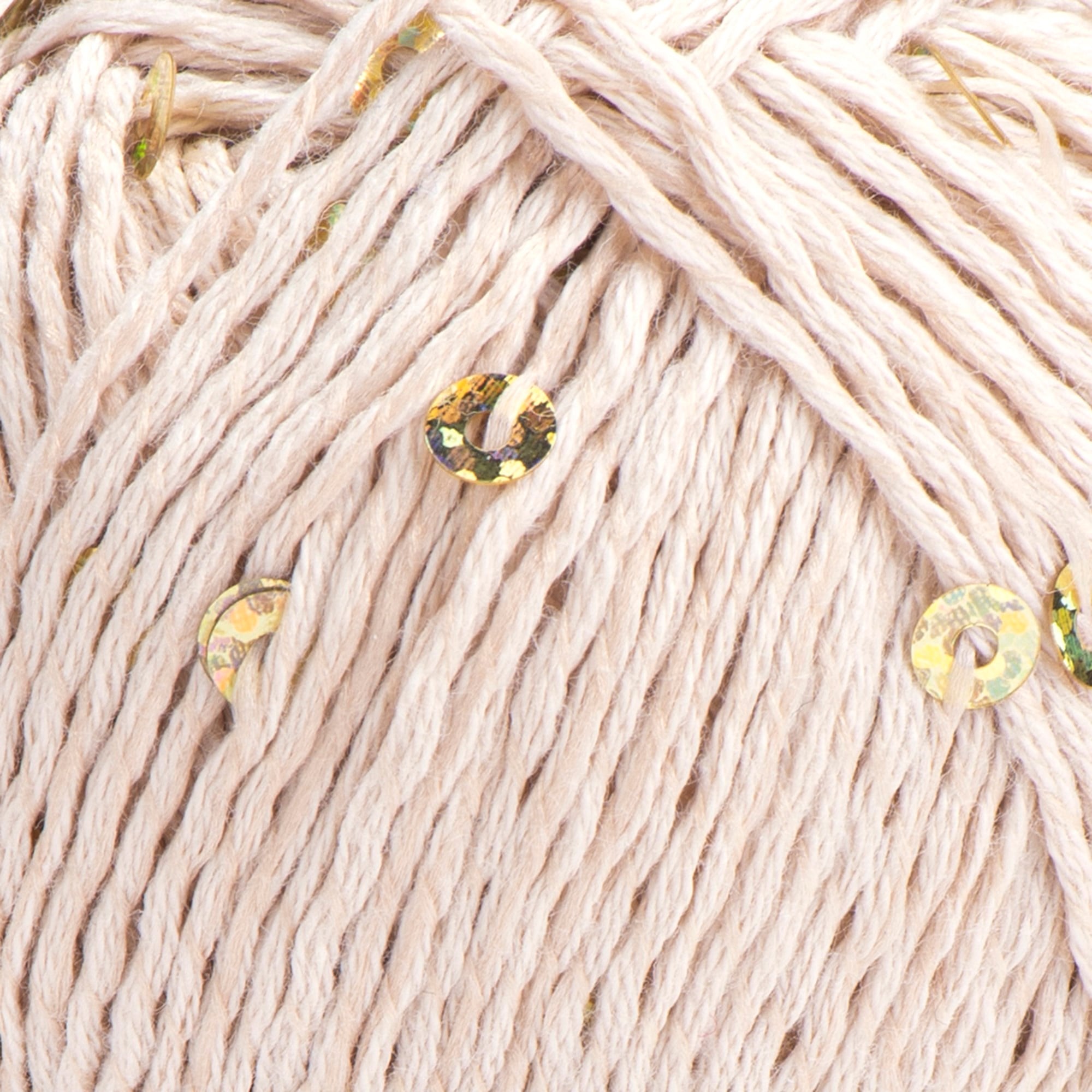 YarnArt Cotton Gold Paillettes El Örgü İpliği 50gr 7104 Bej - 1 ADET