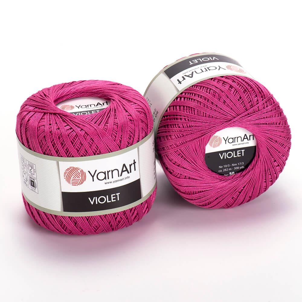 YarnArt Violet El Örgü İpliği 50gr 75 Pembe  - 1 ADET