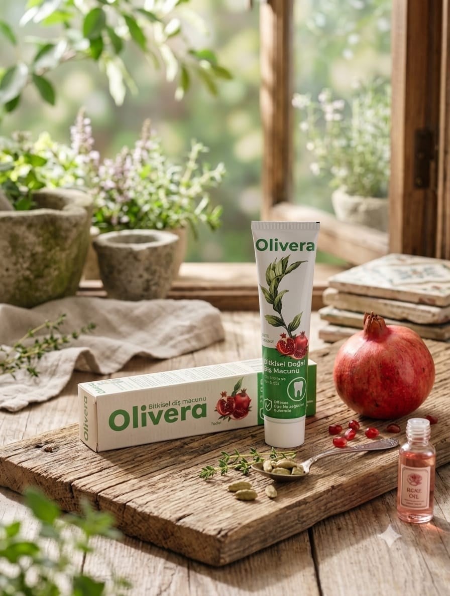 Olivera Bitkisel Doğal Diş Macunu (75 ML)
