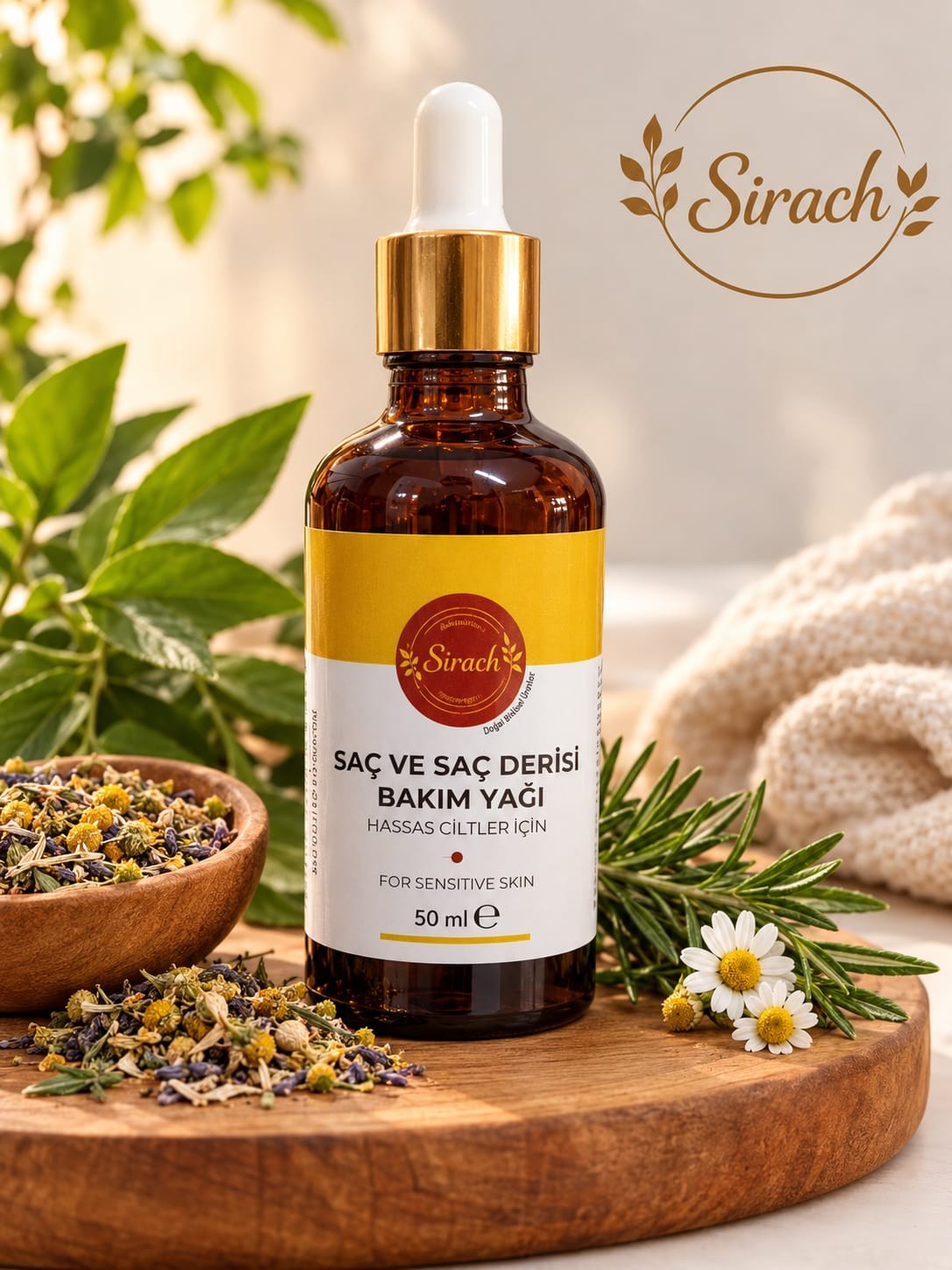 Saç ve Saç Derisi Bakım Yağı (50 ML)