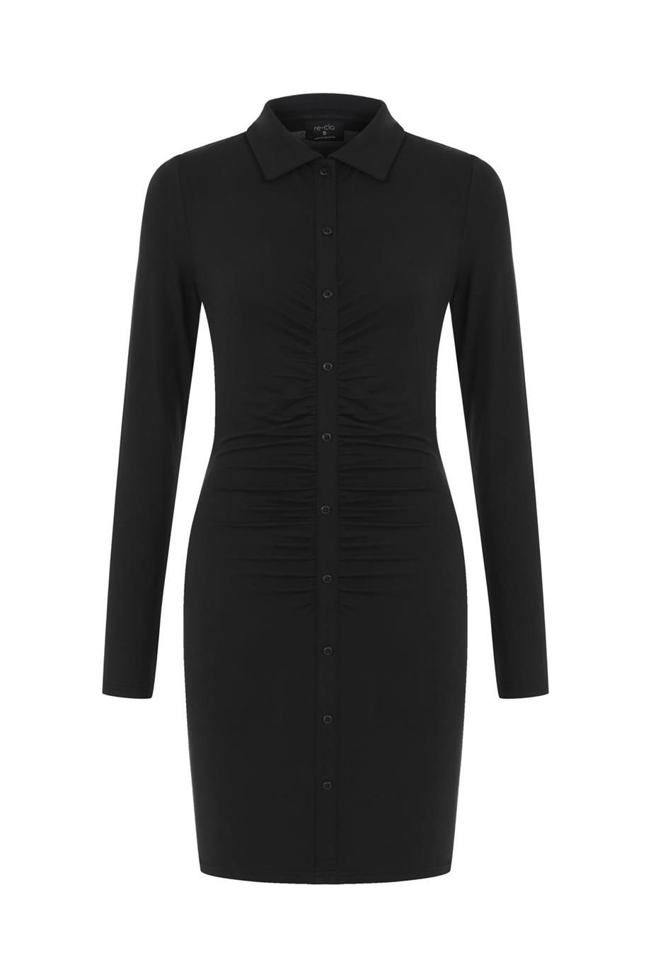 ANGEL DRESS - BÜZGÜ DETAYLI MİNİ ELBİSE