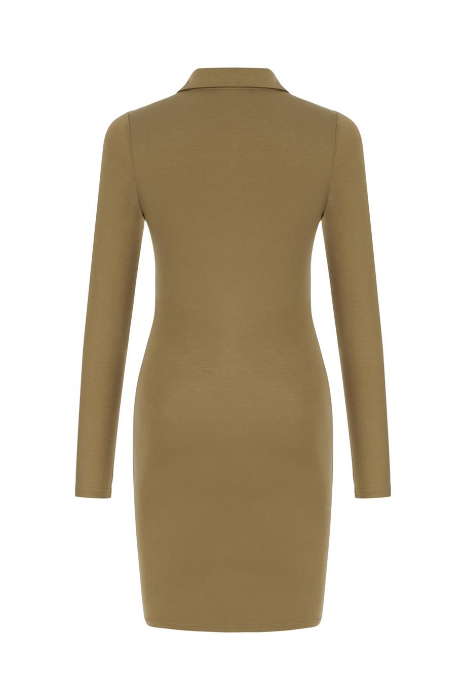 ANGEL DRESS - BÜZGÜ DETAYLI MİNİ ELBİSE