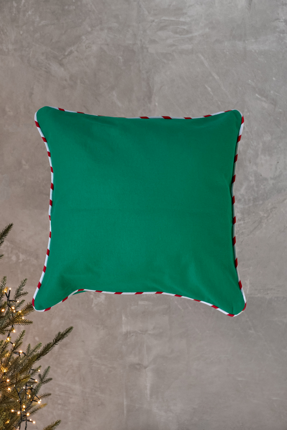 Candy Pillow, Organik Kumaşlı Yılbaşı Temalı Yastık