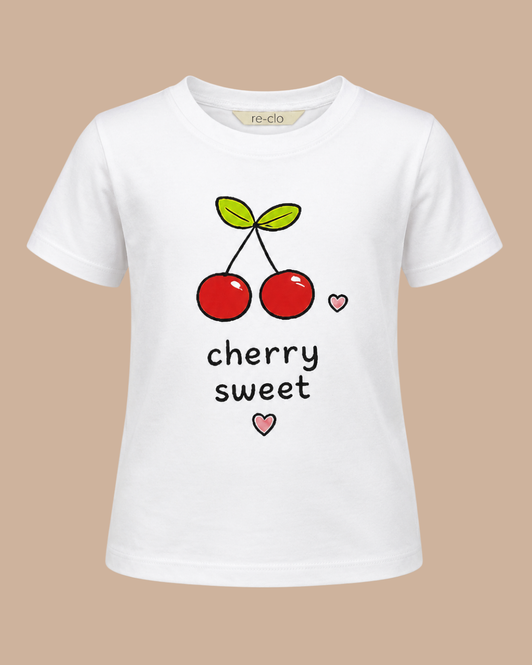 CHERRY SWEET, Organik Kumaşlı Kısa Kollu Baskılı Unisex Çocuk T- shirt
