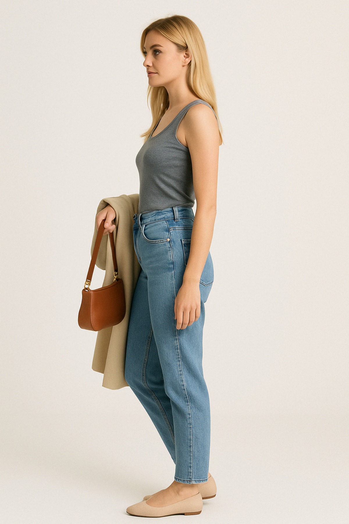 COURTNEY TANK TOP, Sürdürülebilir Kumaşlı, Ribana Atlet