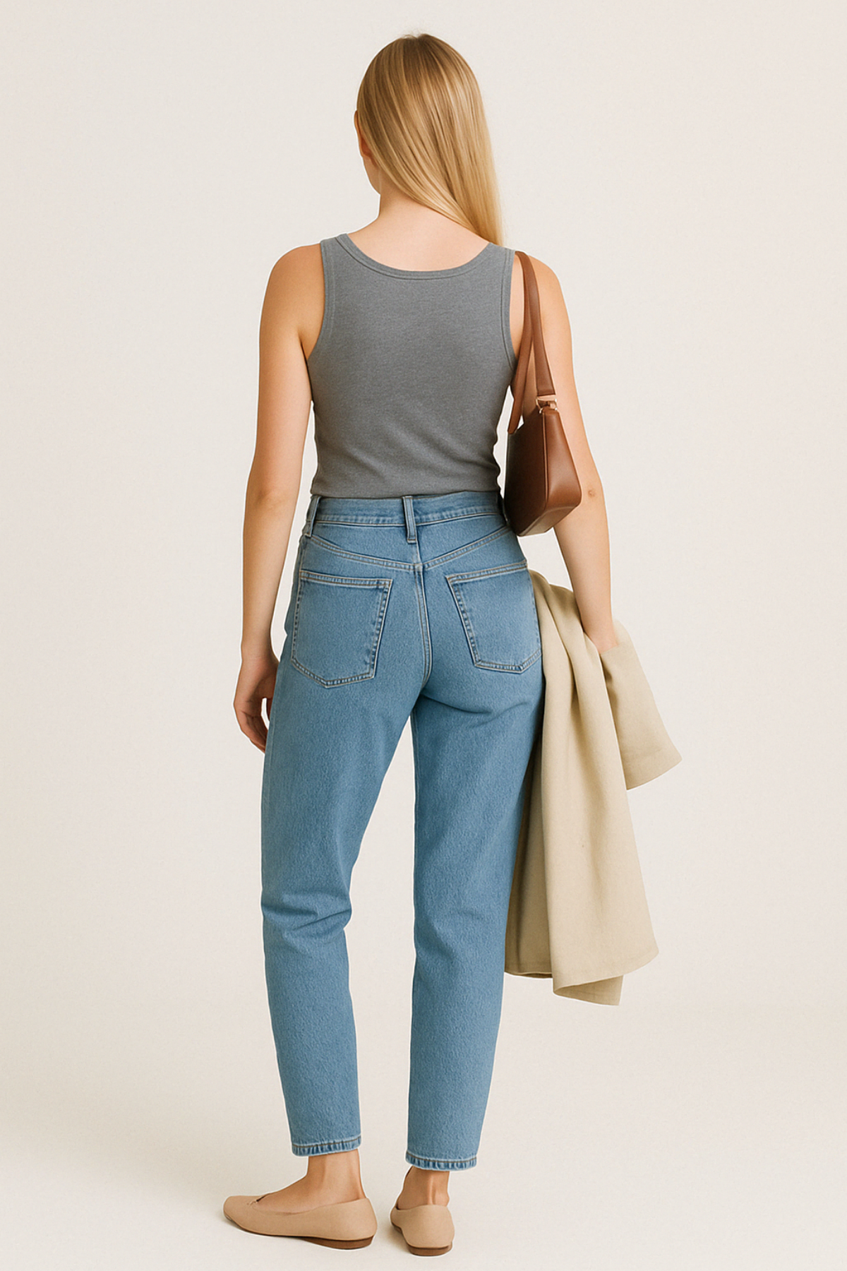 COURTNEY TANK TOP, Sürdürülebilir Kumaşlı, Ribana Atlet