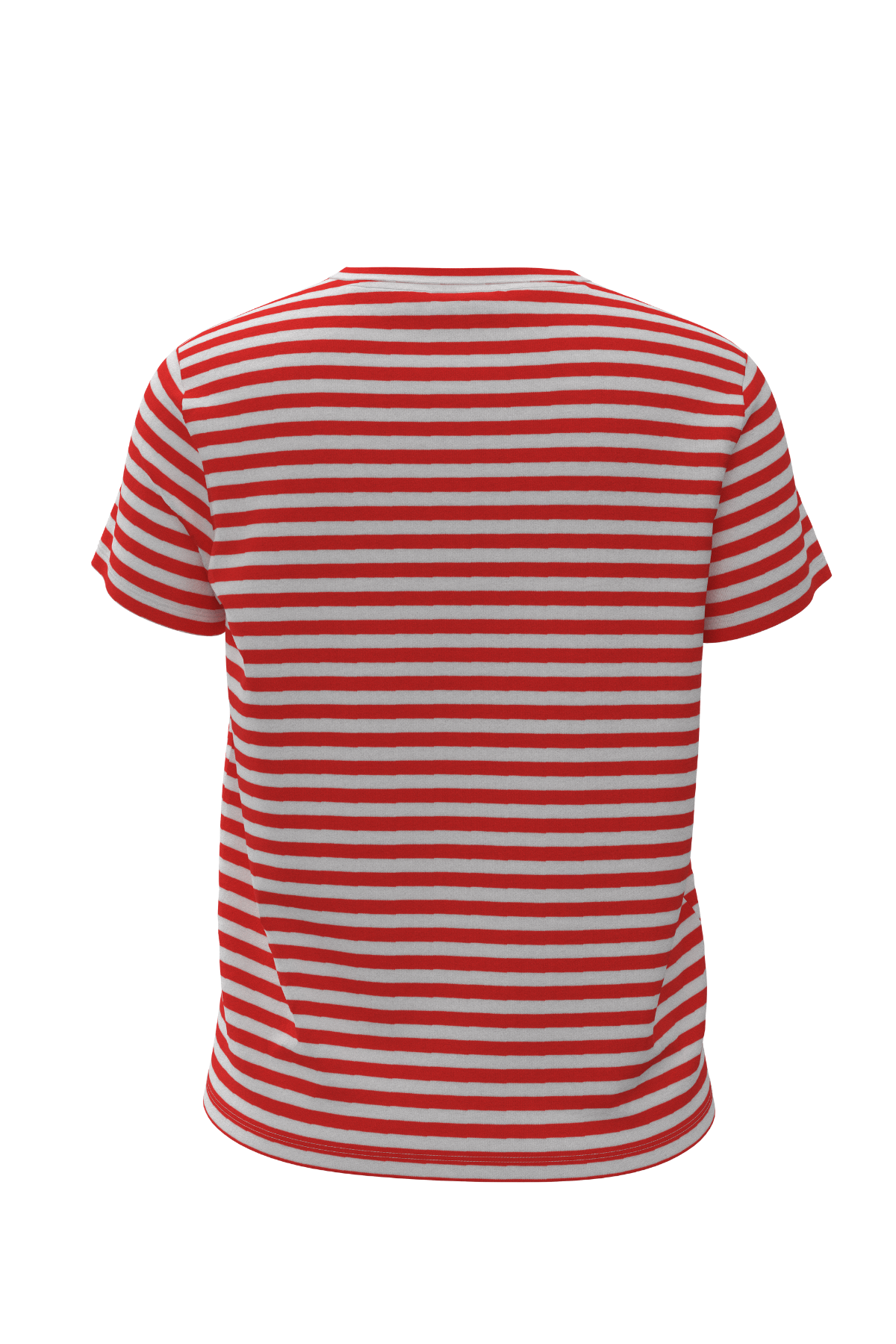DASHER, Sürdürülebilir Kumaşlı Yılbaşı Ağacı Aplikeli Çizgili Kısa Kollu T-Shirt