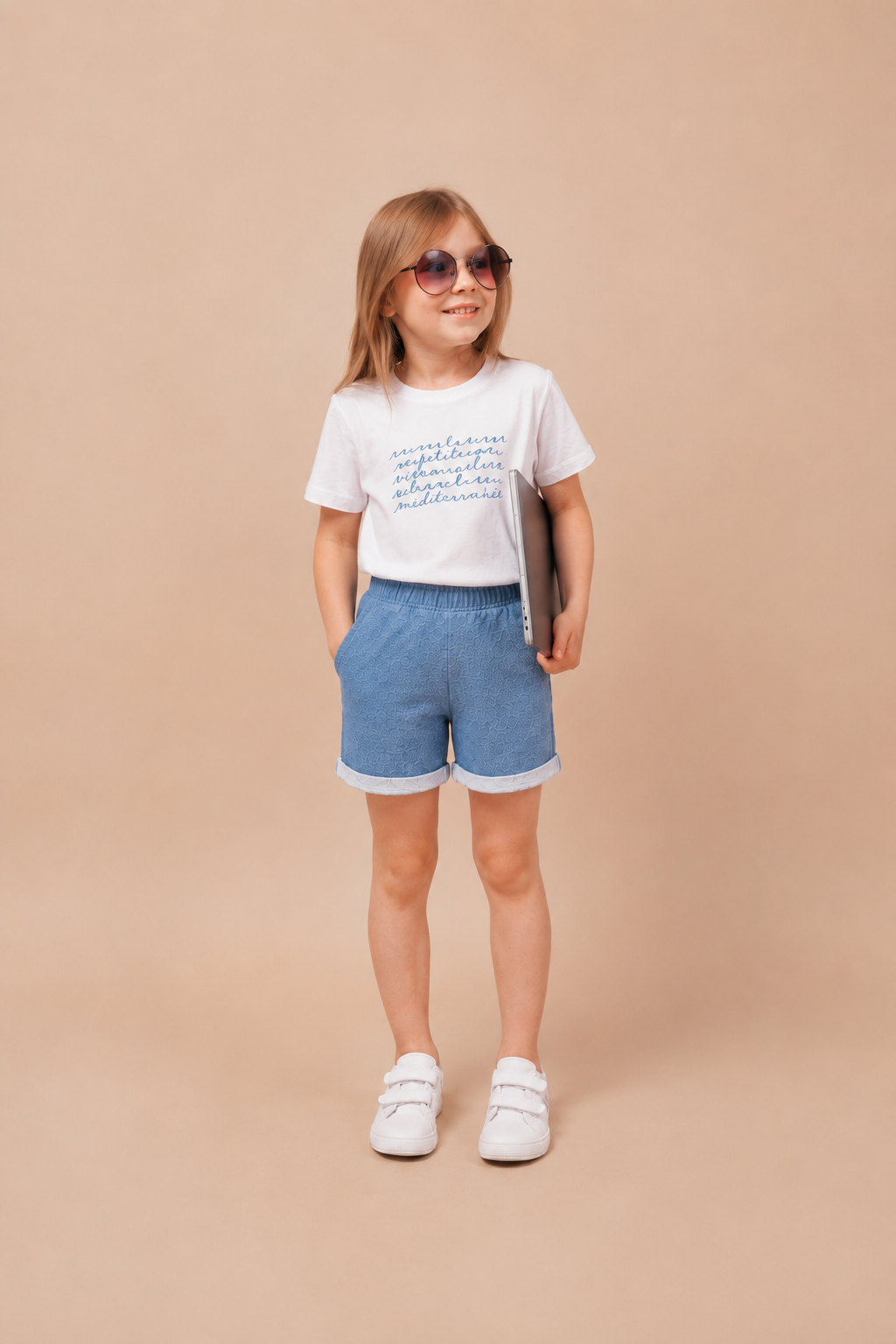 Denim Unisex Kids Short Organik Kumaşlı Çocuk Şort