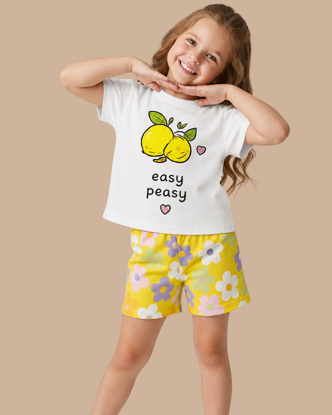 EASY PEASY, Organik Kumaşlı Kısa Kollu Baskılı Unisex Çocuk T- shirt