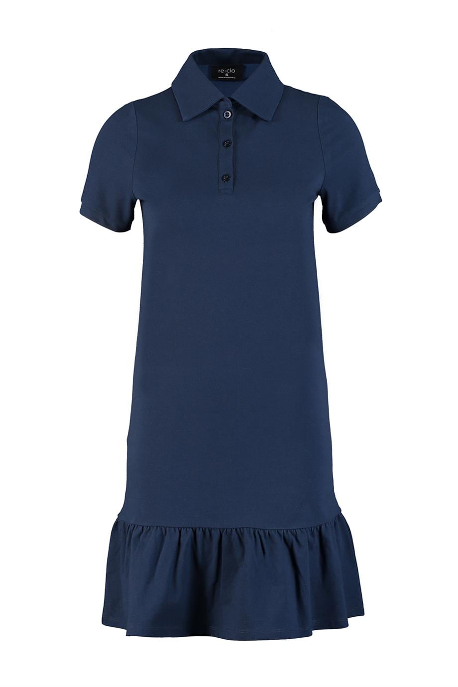 Funny Dress, Organik Kumaşlı, Lacivert Pike Elbise