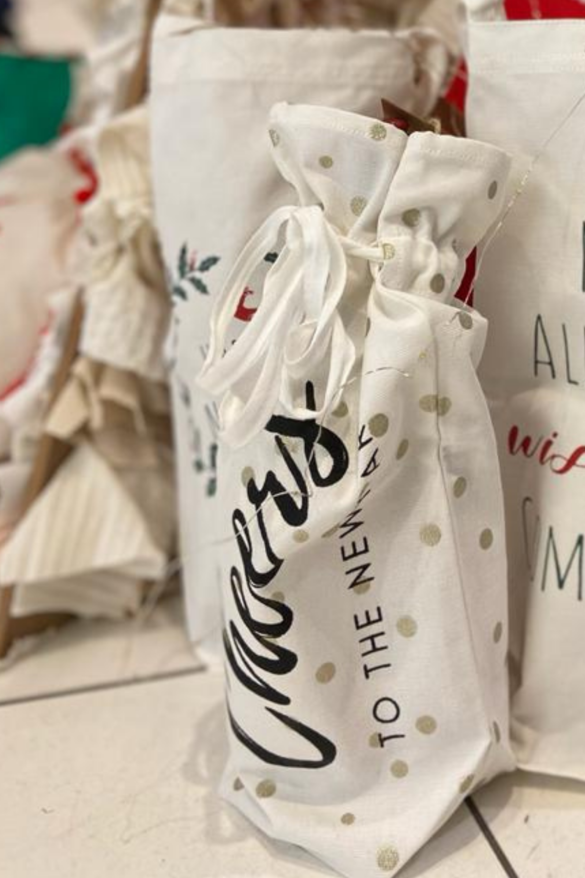 Glitter Wine Bag