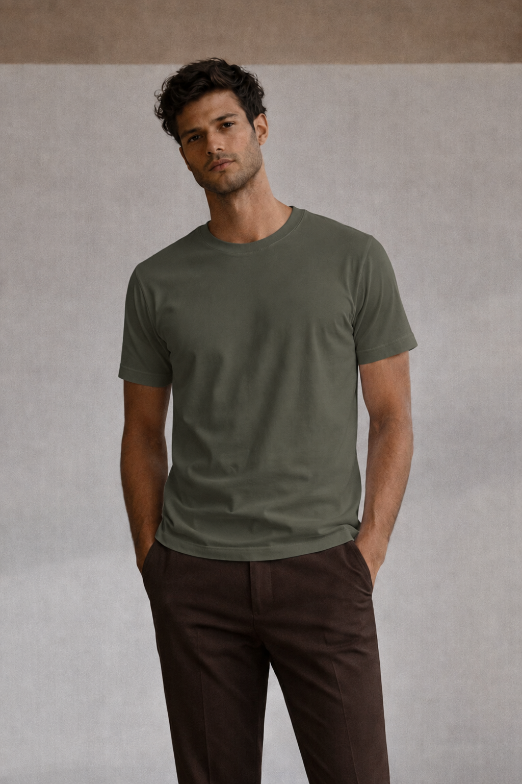 HENRY TEE, Organik Pamuklu, Regular T-shirt