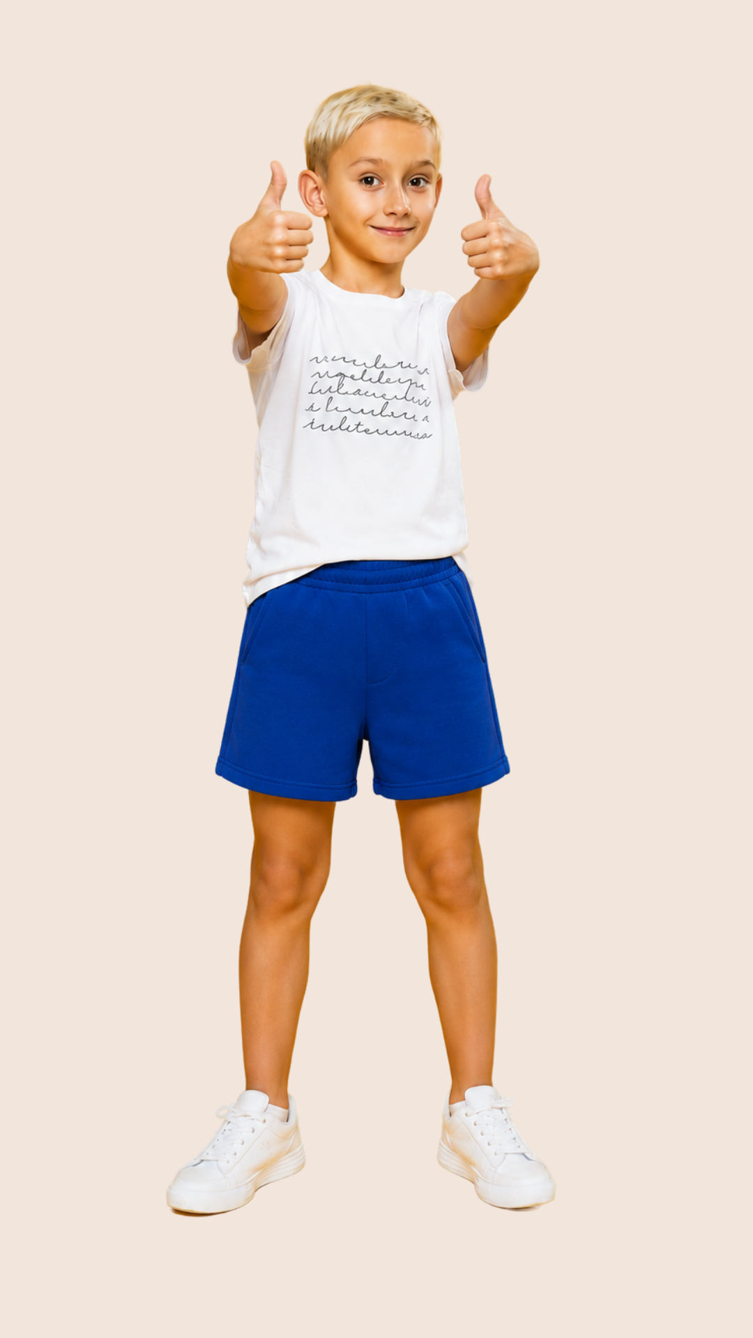 HERCULES, Unisex Kids Short, Organik Kumaşlı Çocuk Şort