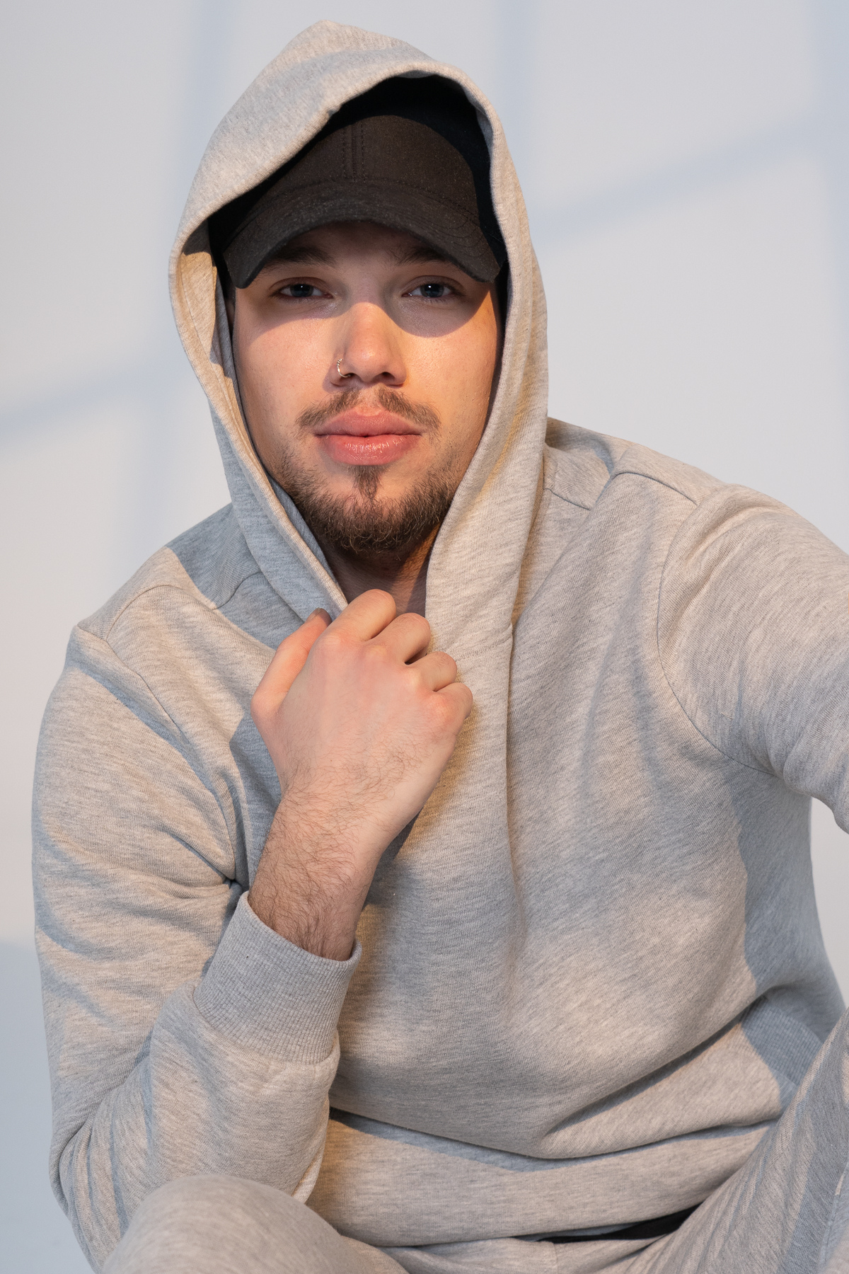 Jack, Organik Kumaşlı, Kapüşonlu Erkek Sweatshırt