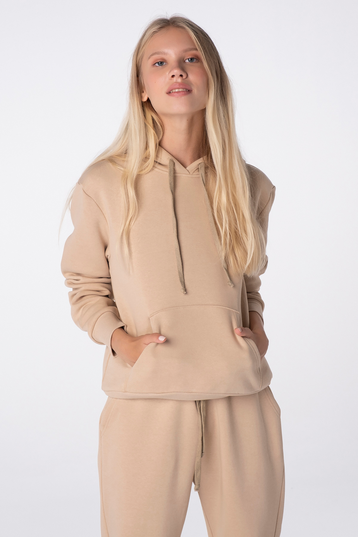 Jade, Organik Kumaşlı, Kapüşonlu Sweatshırt