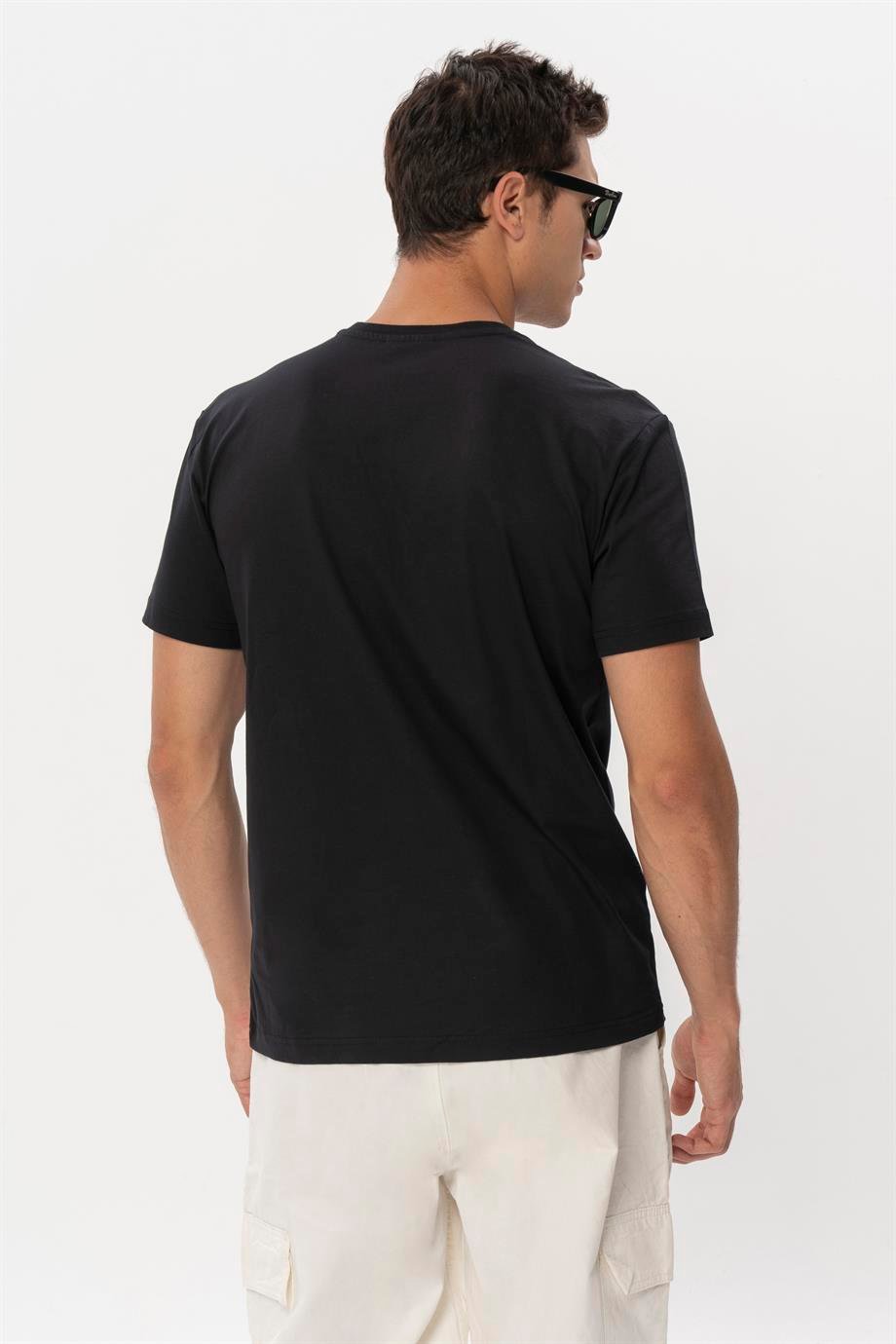 LEO NEW - BİSİKLET YAKA BASIC T-SHIRT