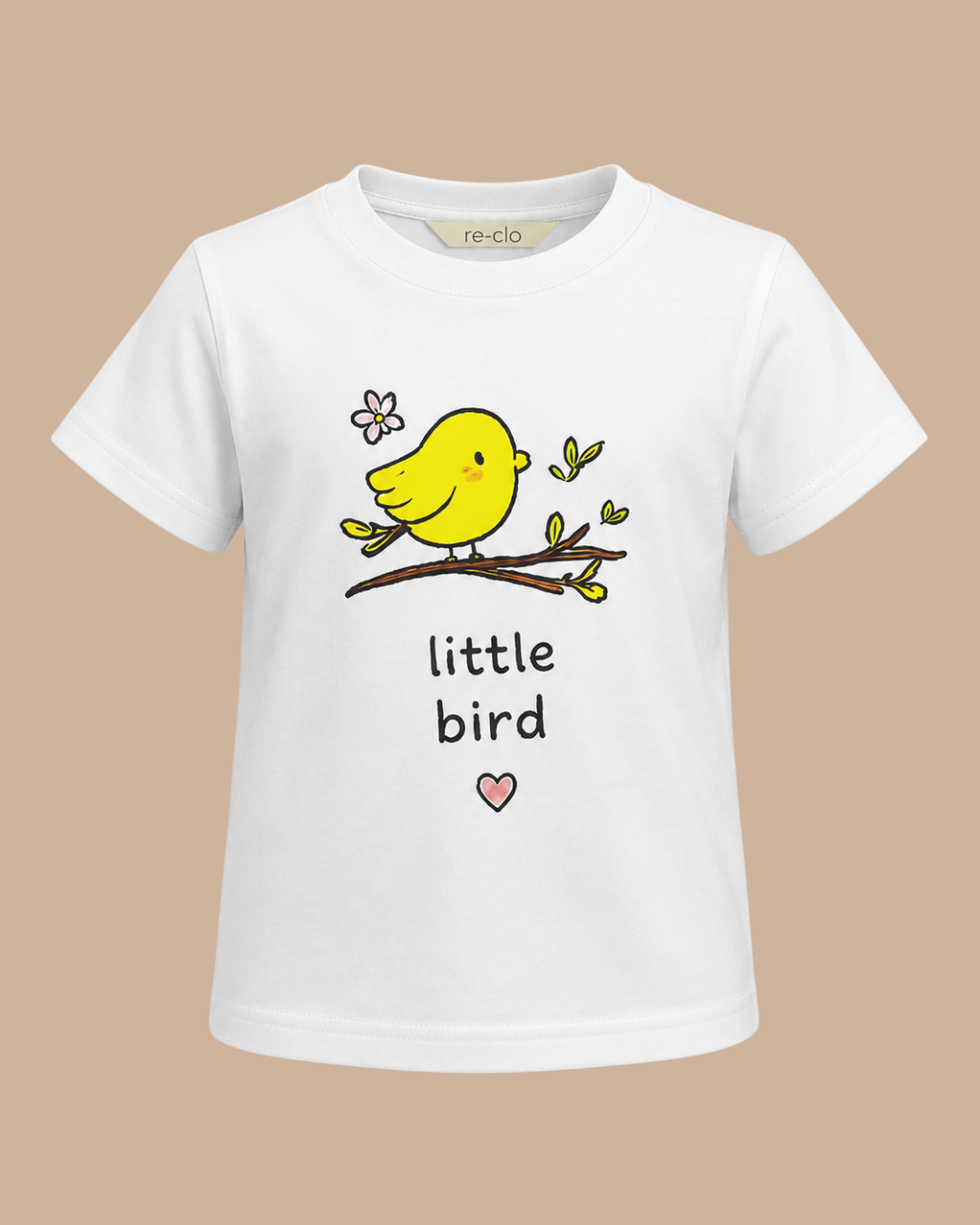 LITTLE BIRD, Organik Kumaşlı Kısa Kollu Baskılı Unisex Çocuk T- shirt