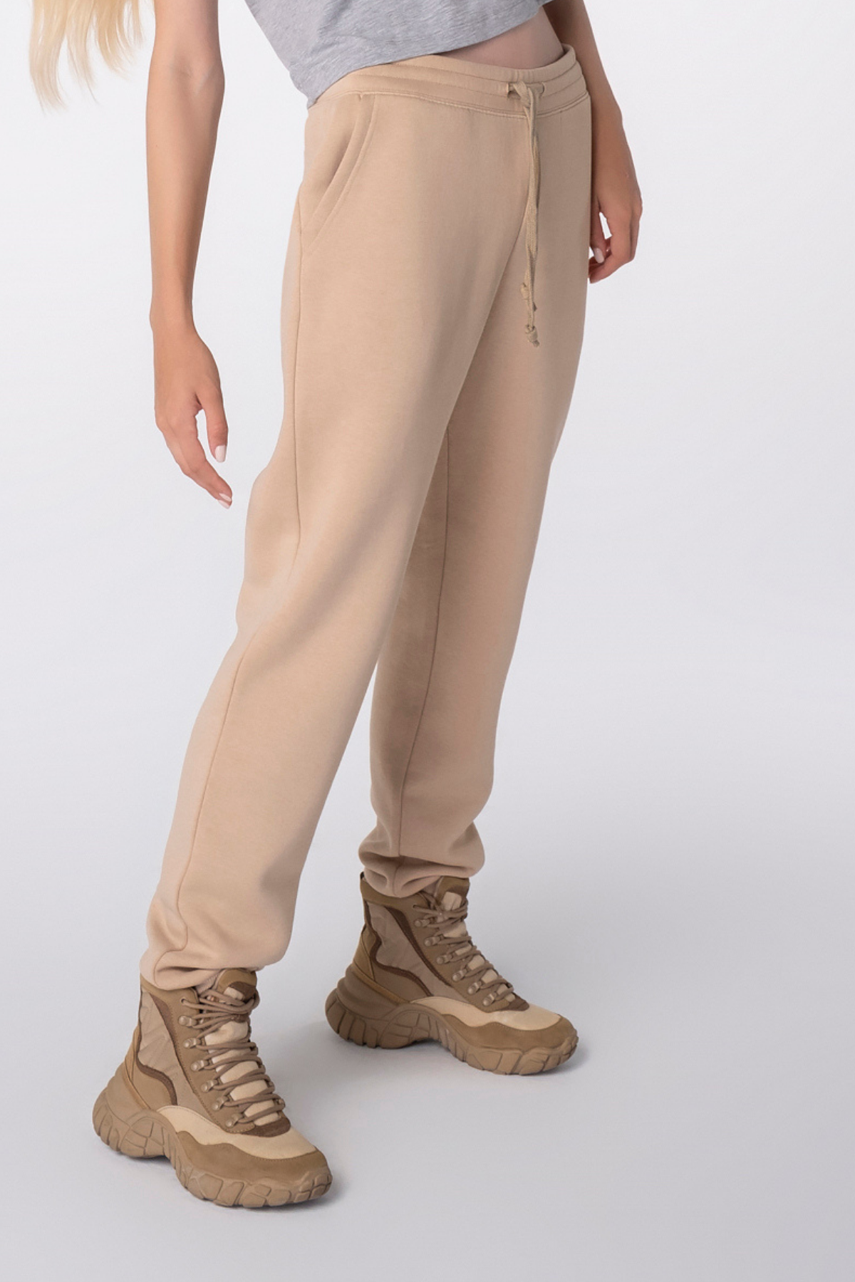 Mabel, Organik Kumaşlı, Lastikli Sweatpant