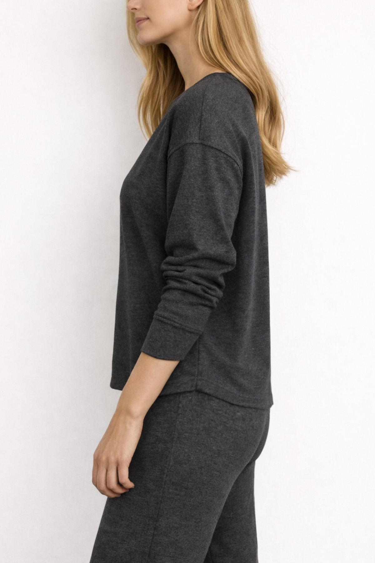 NANCY LONG SLEEVE, Organik Kumaşlı Kadın Sweatshirt