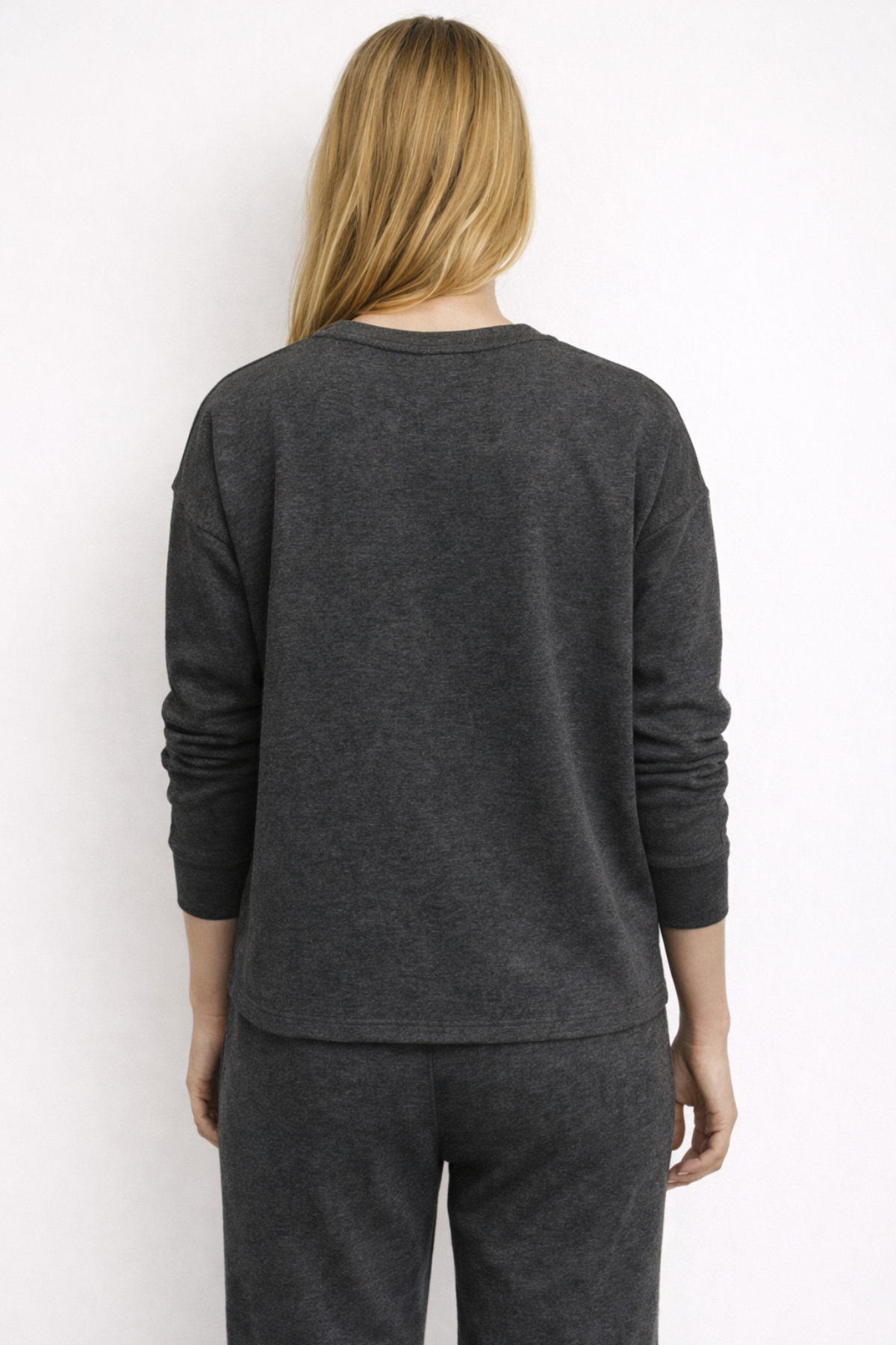 NANCY LONG SLEEVE, Organik Kumaşlı Kadın Sweatshirt