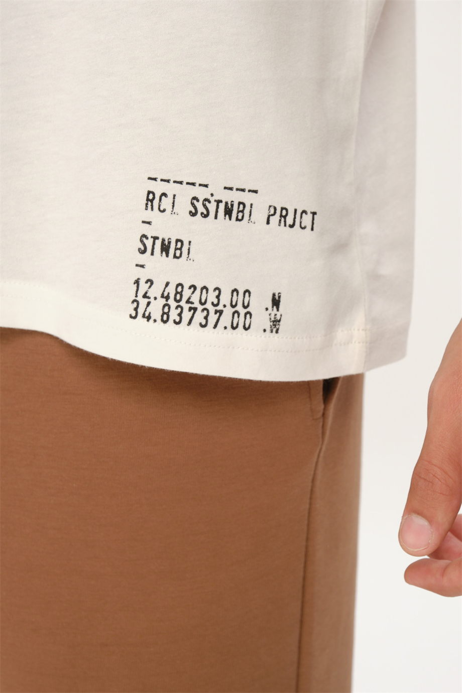 Nicolas, Baskı Detaylı Organik Pamuklu T-shirt