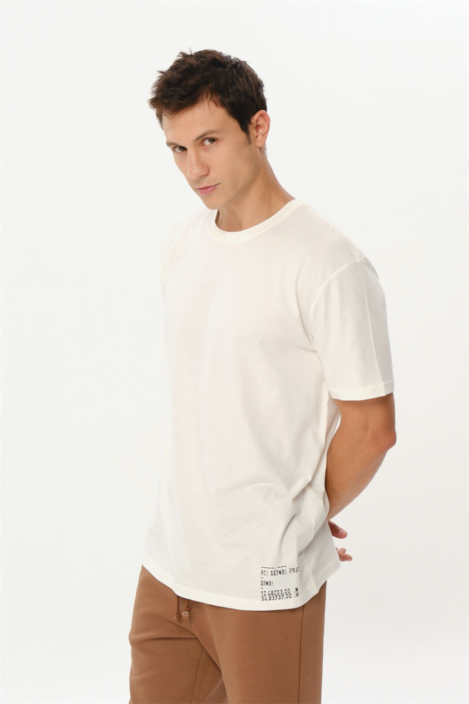 Nicolas, Baskı Detaylı Organik Pamuklu T-shirt