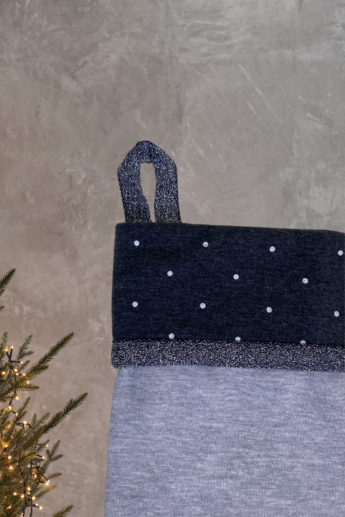 Pine Stocking, Organik Kumaşlı Yılbaşı Çorabı