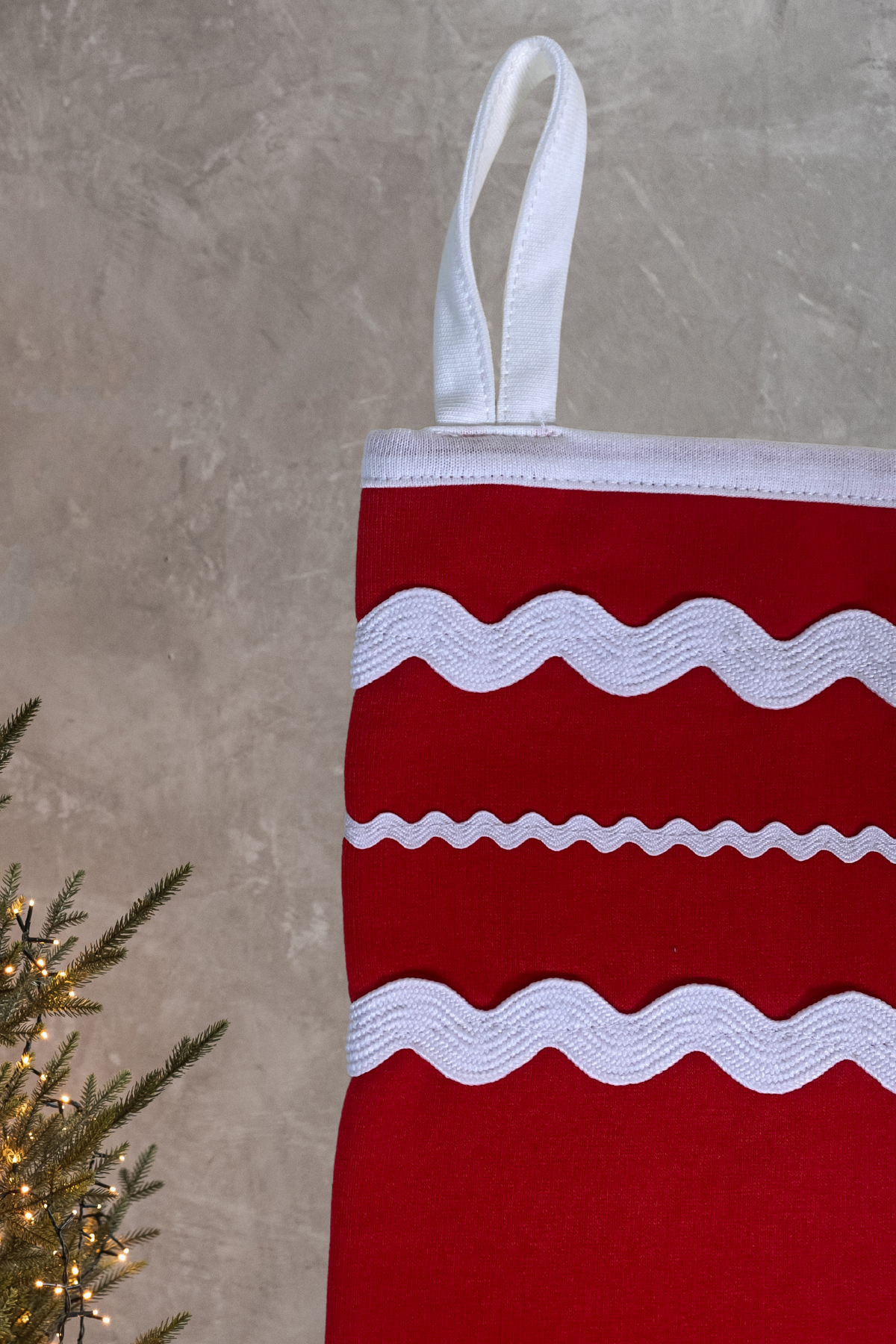 Ponpon Stocking, Organik Kumaşlı Yılbaşı Çorabı