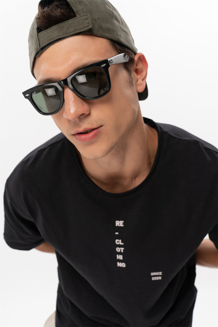 Rudy, Ön ve Arka Baskı Detaylı Organik Pamuklu Oversized T-shirt