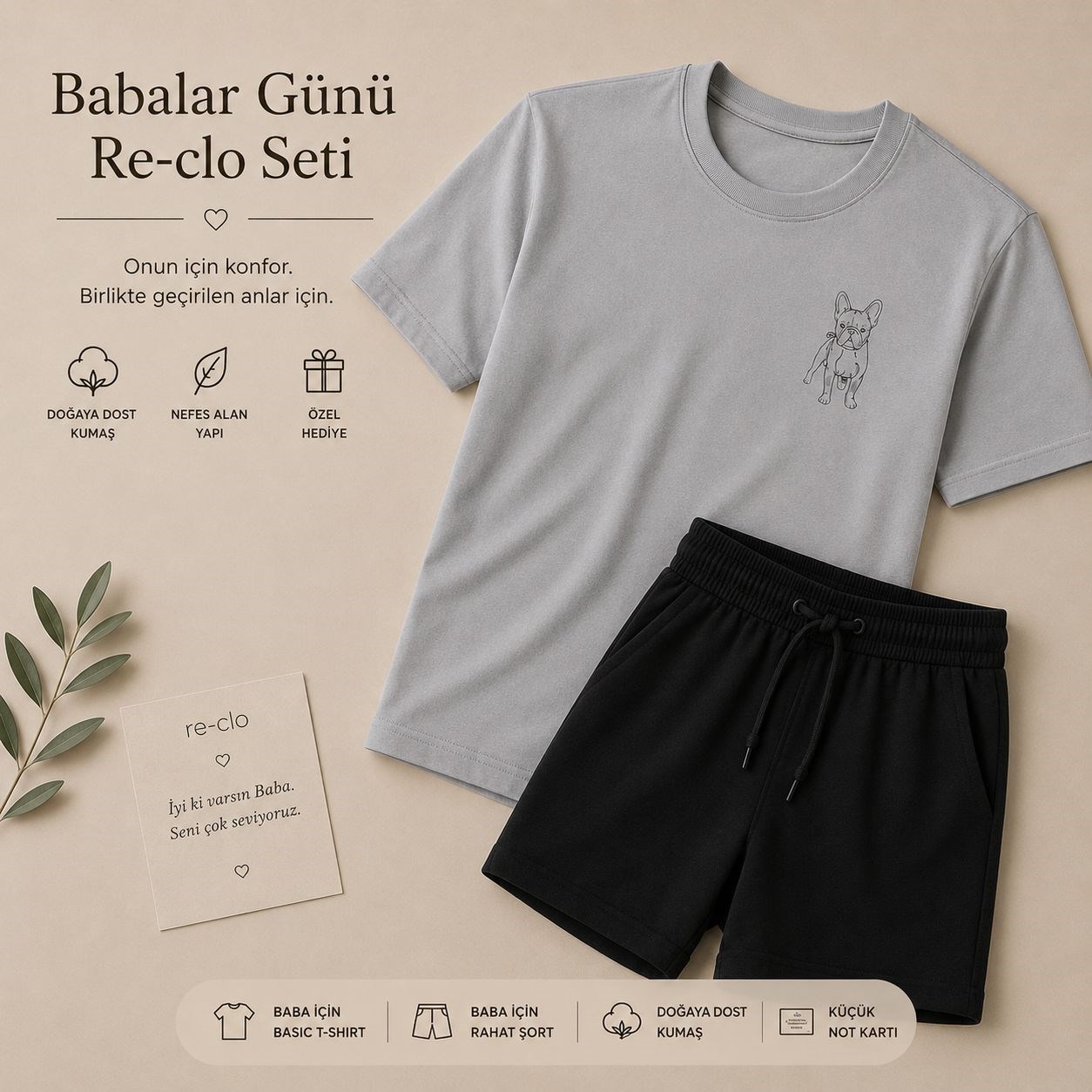 Short-T-shirt İkili Set