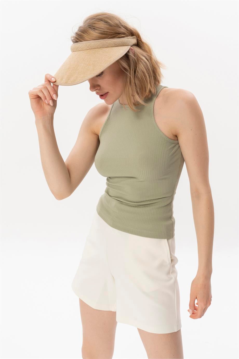 Sunny New, Organik Kumaşlı, Kolsuz Ribana Atlet